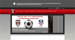 Desktop Screenshot of northsoccerclub.com